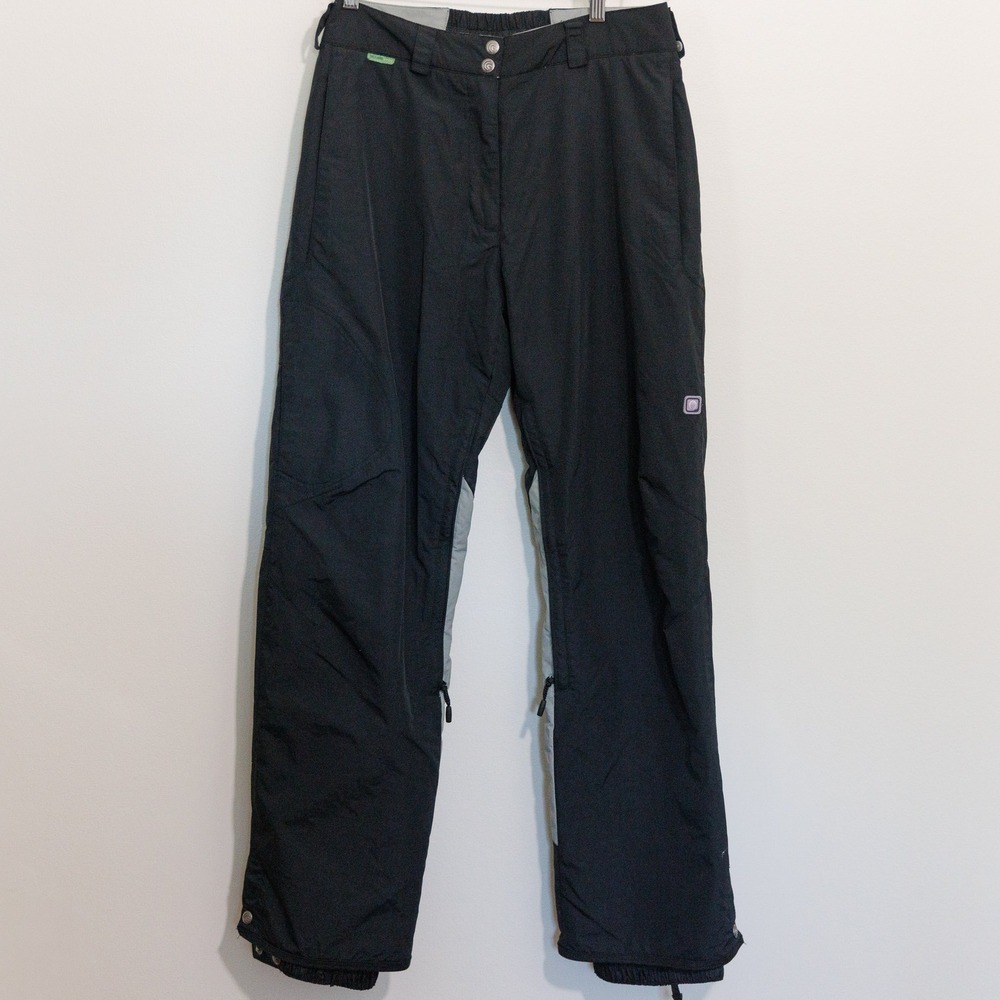 Columbia Convert Snow Pants Womens Medium Black Waterproof Ski Snowboard